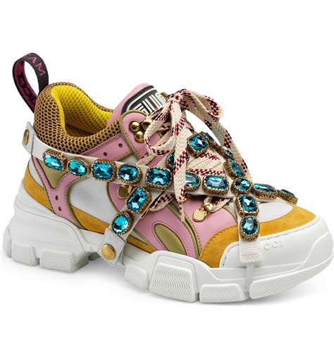 gucci jewel sneakers